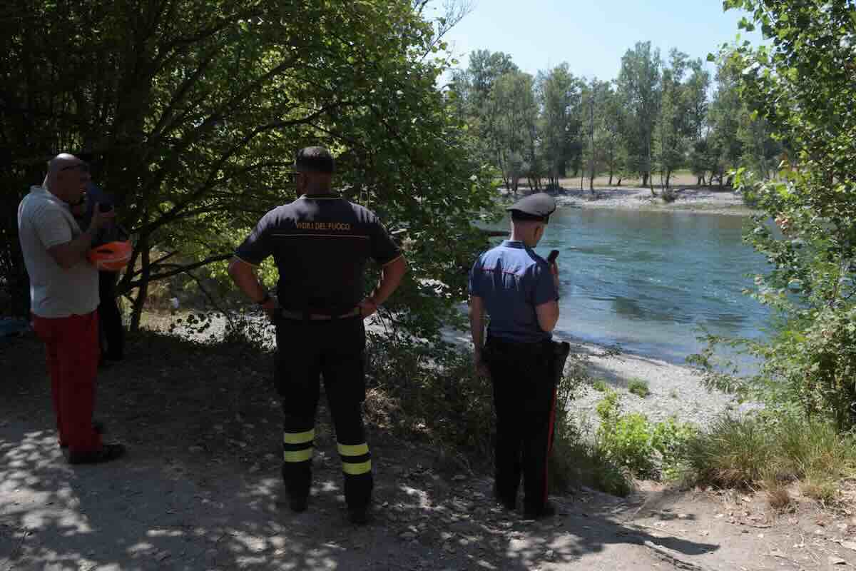 morto annegato fiume adda