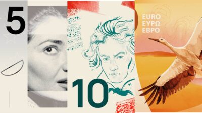 tre delle nuove proposte banconote bce