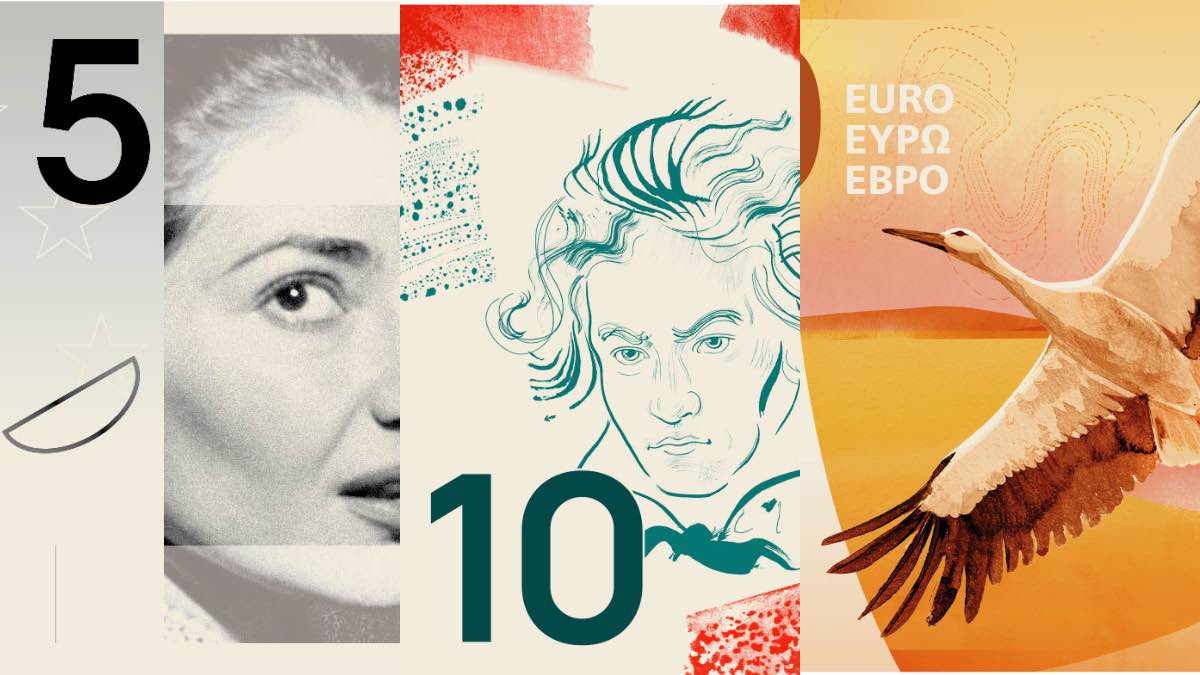 tre delle nuove proposte banconote bce