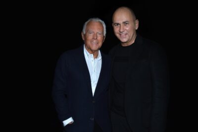 Giorgio Armani e Ferzan Ozpetek