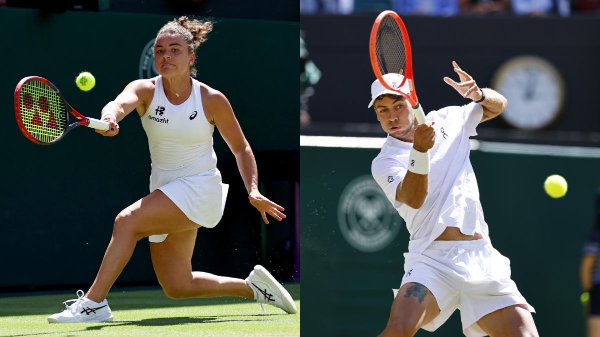 Jasmine Paolini e Flavio Cobolli Wimbledon 2026