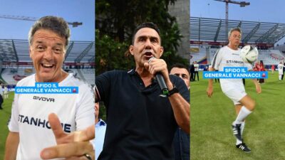 Matteo Renzi e Roberto Vannacci