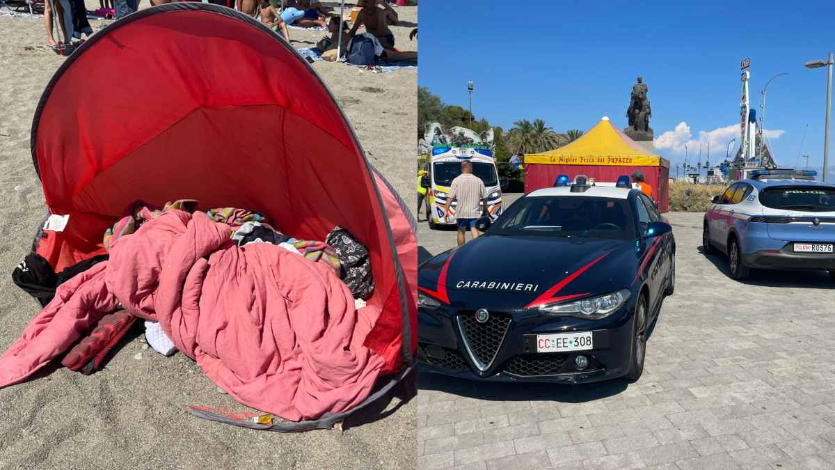 Savona accoltellato spiaggia