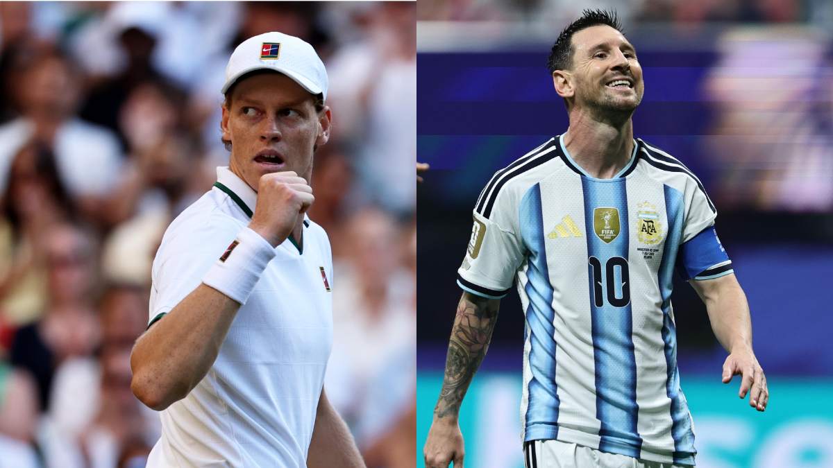 Jannik Sinner Lionel Messi Nike Adidas