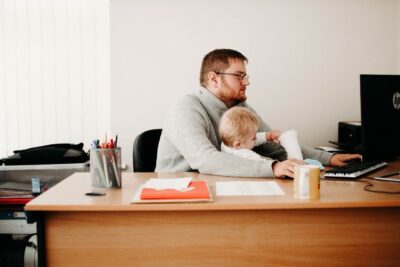 padre in smart working