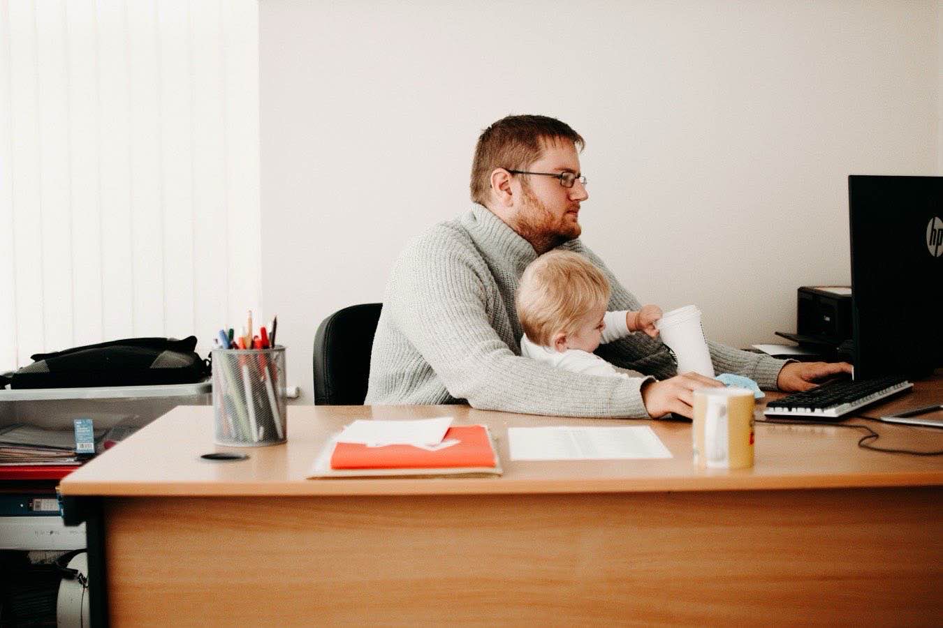 padre in smart working