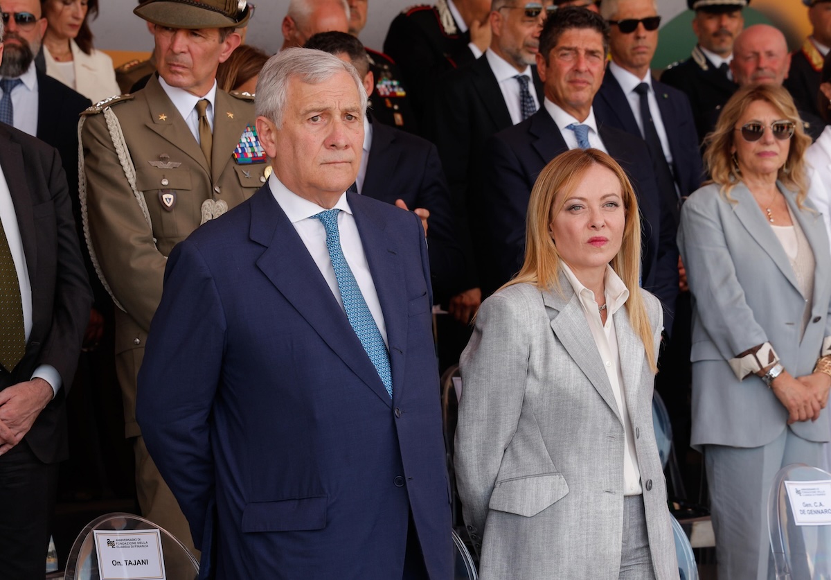 tajani meloni