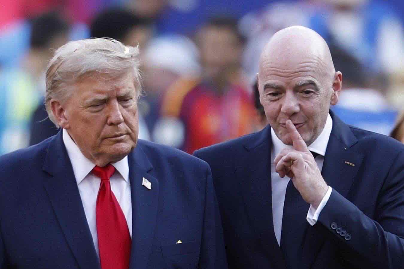 Donald Trump e Gianni Infantino