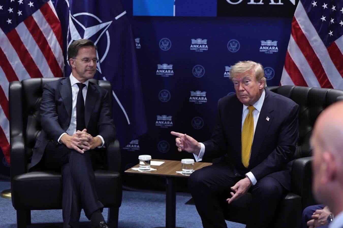 Donald Trump e Mark Rutte