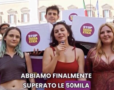 Valentina Nappi contro la tassa etica