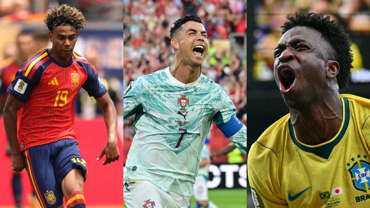 Lamine Yamal Cristiano Ronaldo Vinicius Jr
