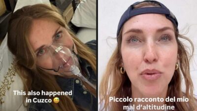 Chiara Ferragni malore Perù