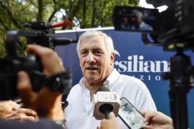 Antonio Tajani alla 47esima edizione del Festival ''La Versiliana'' Incontri al Caffe', Marina di Pietrasanta, Lucca, 02 agosto 2026.
