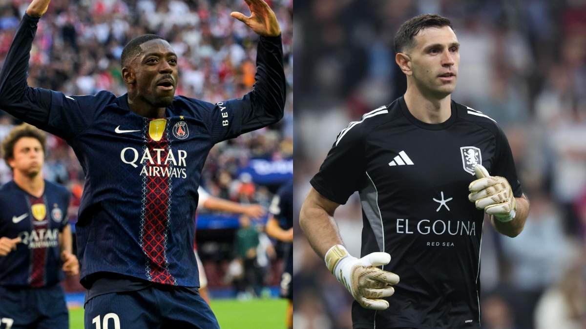 Dembele Dibu Martinez Supercoppa Europea