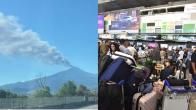 Etna blocca voli aeroporto Catania