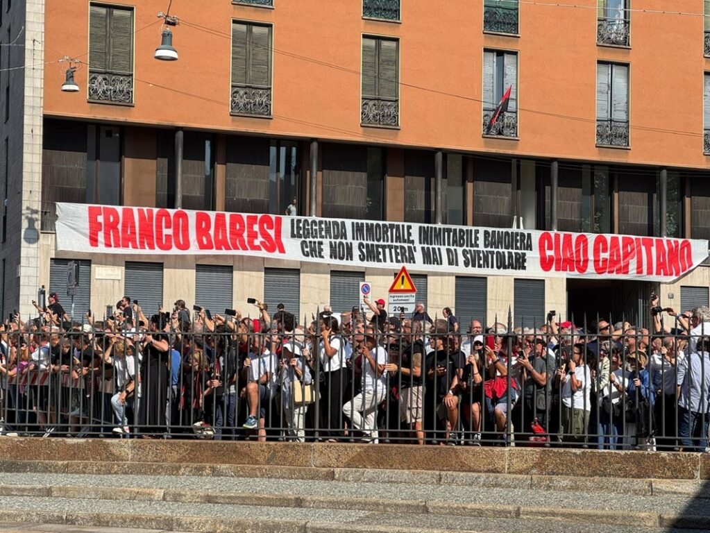 franco baresi funerali polemica