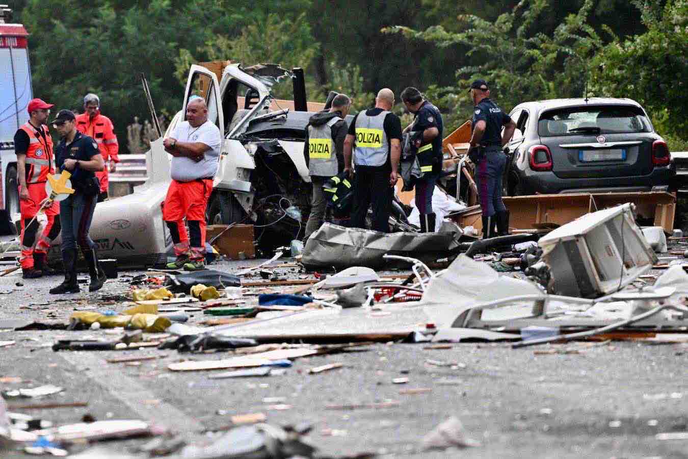 incidente terni rieti ricostruzione camper pullman