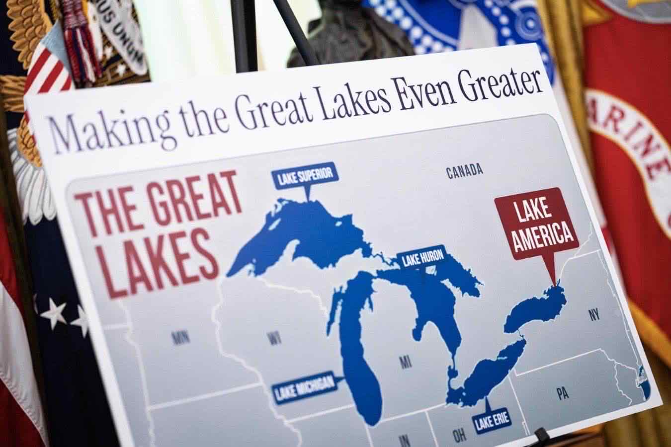 il lago Ontario cambia nome in Lake America
