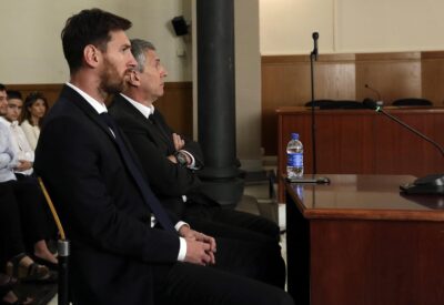 Lionel Messi e il papà Jorge Messi