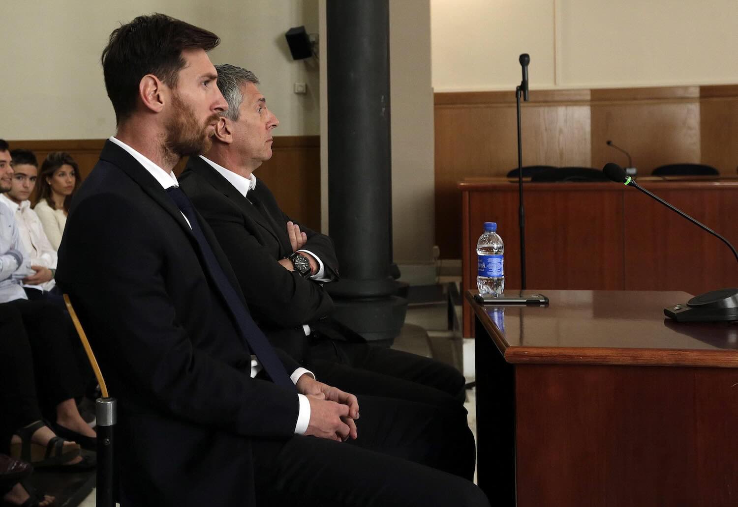 Lionel Messi e il papà Jorge Messi