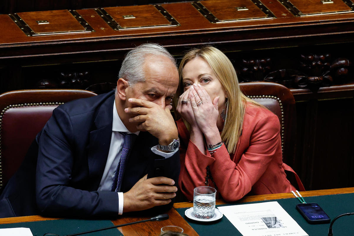 meloni piantedosi schengen