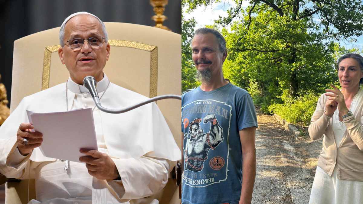 papa leone XIV famiglia nel bosco