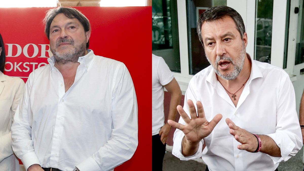 Sigfrido Ranucci e Matteo Salvini