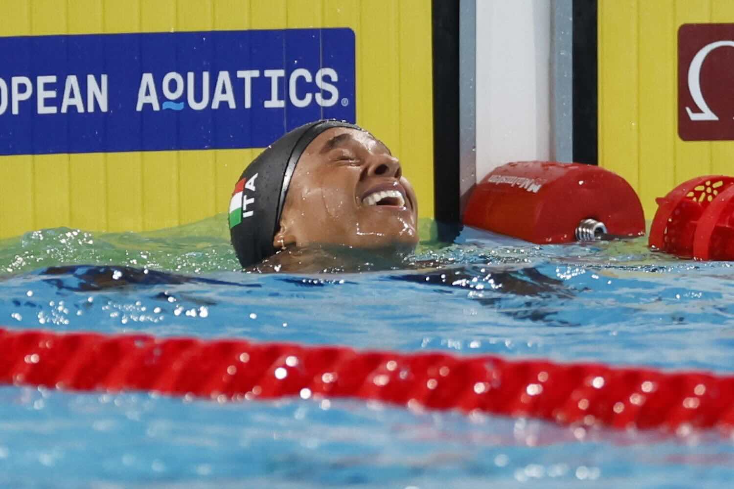 Sara Curtis Europei di nuoto a Parigi