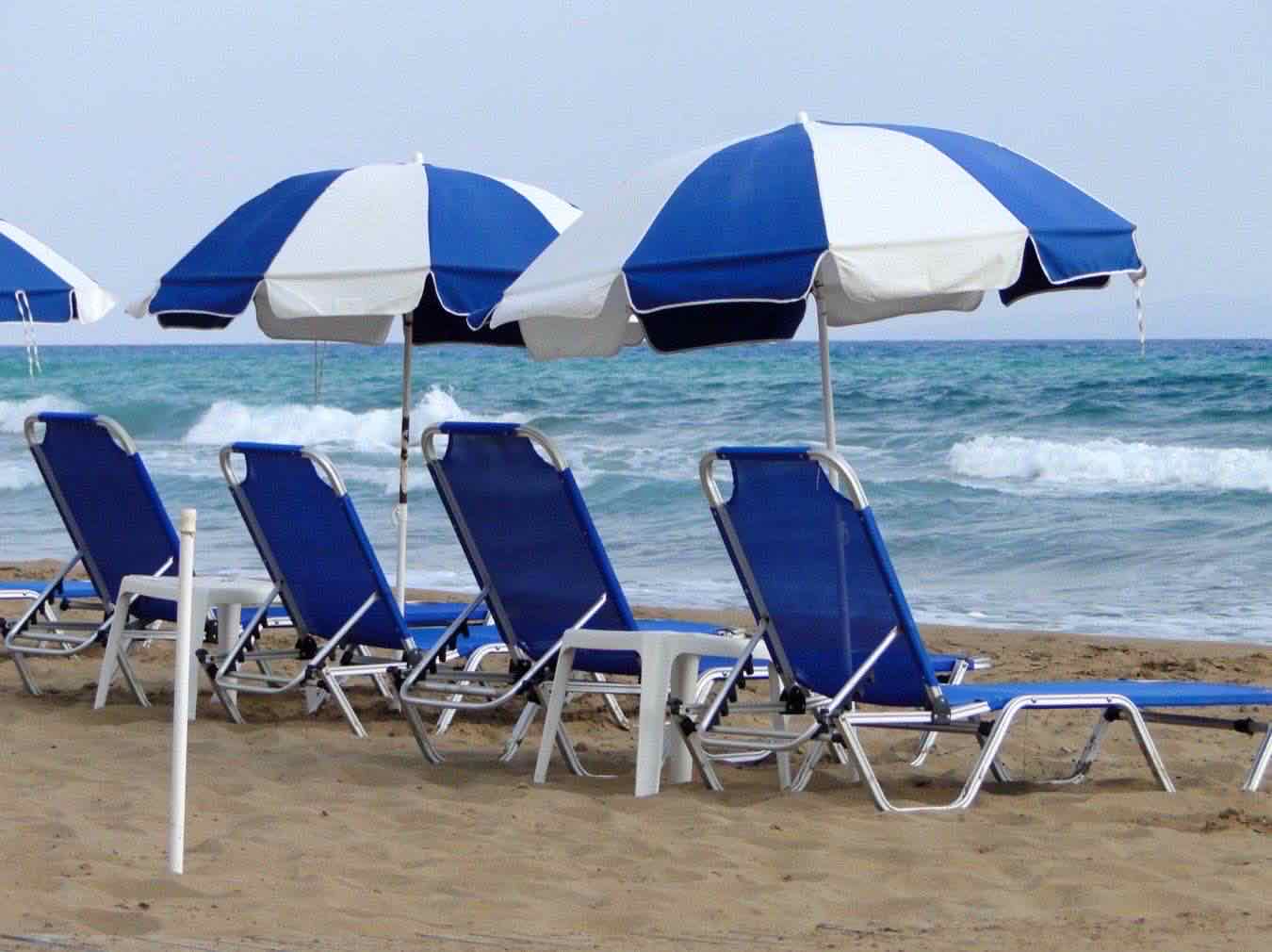 Lettini in spiaggia