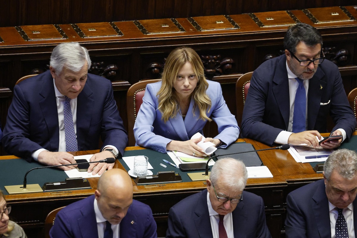 tajani meloni salvini