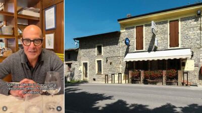 trattoria l'oca bianca stanley tucci