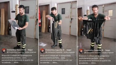 vigili del fuoco maglietta