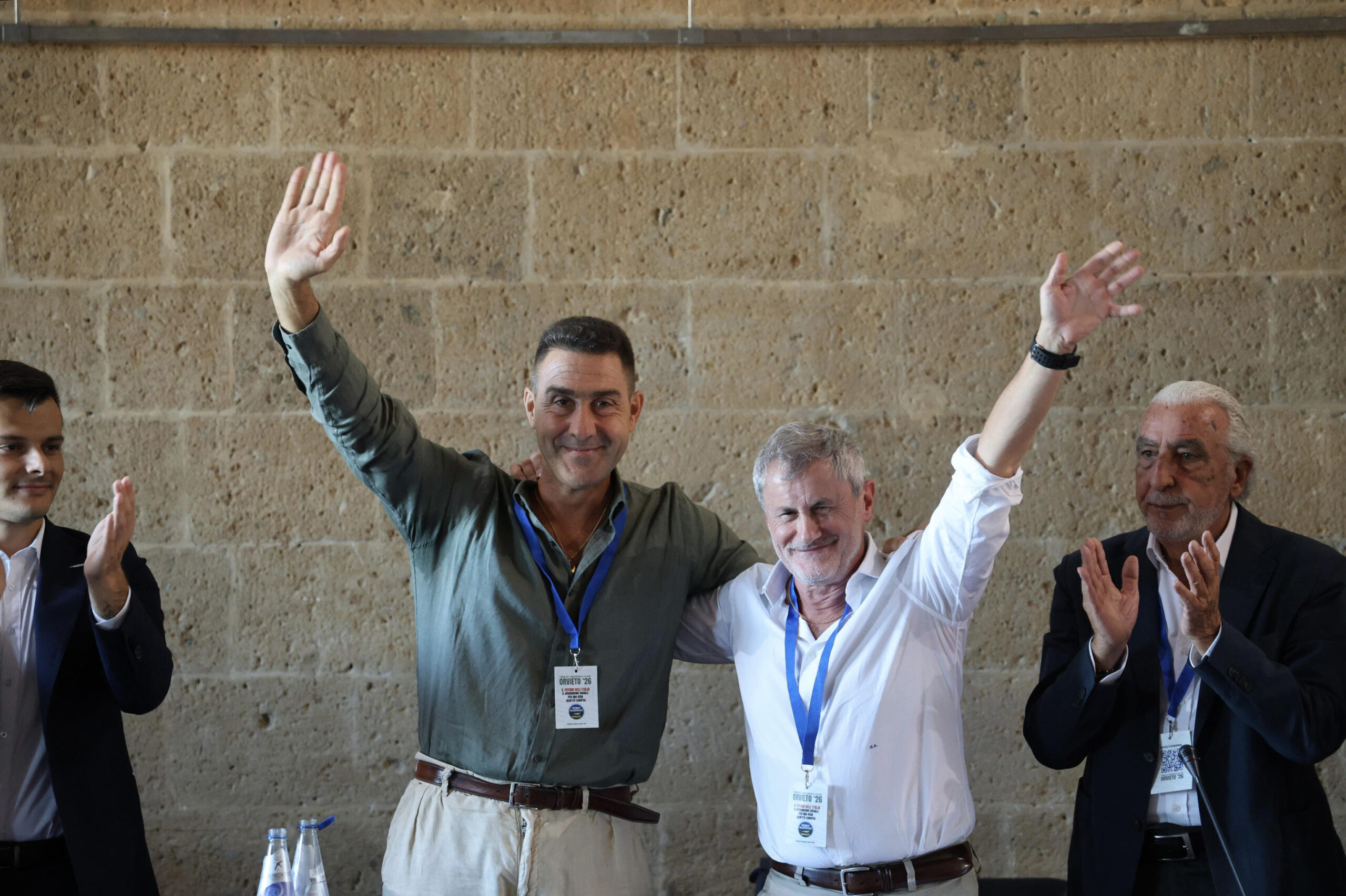 vannacci e alemanno a orvieto