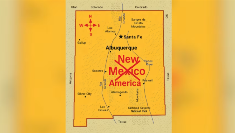Il New Mexico ribattezzato da Trump in "New America"