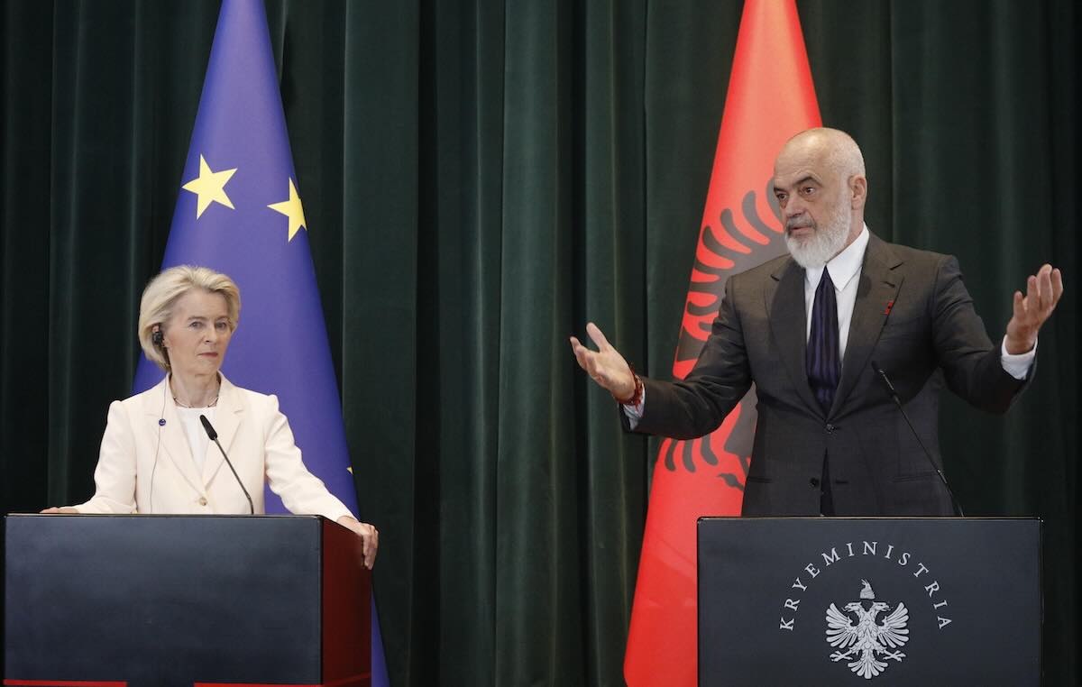 Edi Rama Ursula von der Leyen