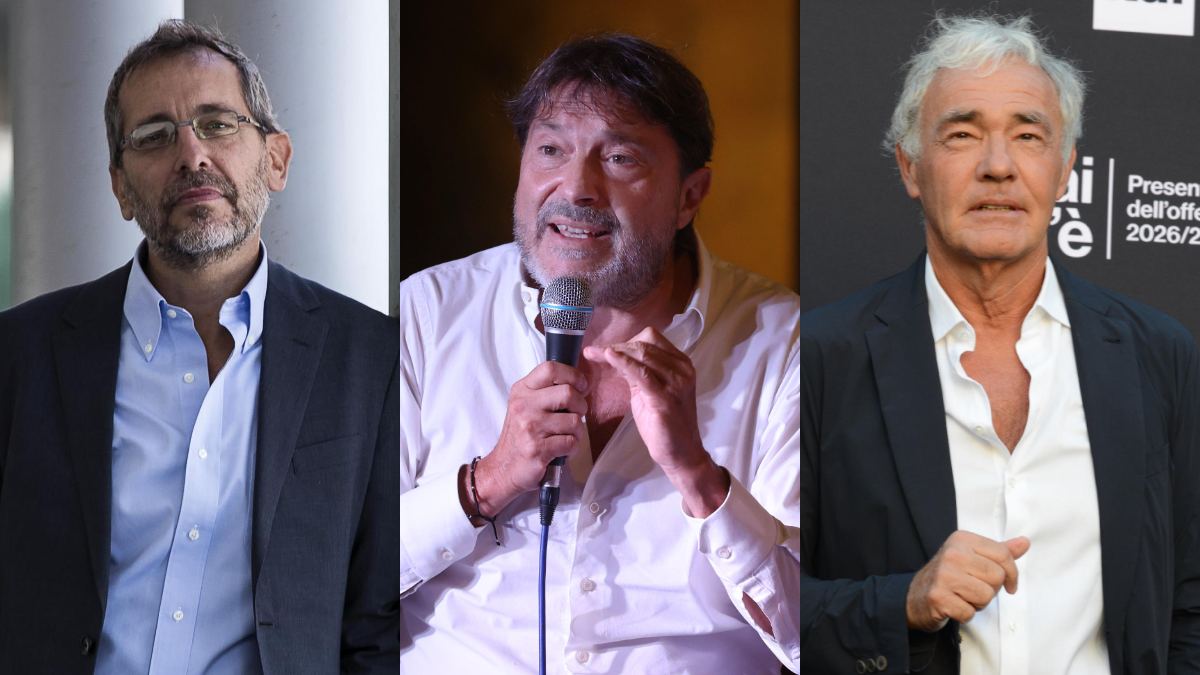 Corrado Formigli, Sigfrido Ranucci e Massimo Giletti