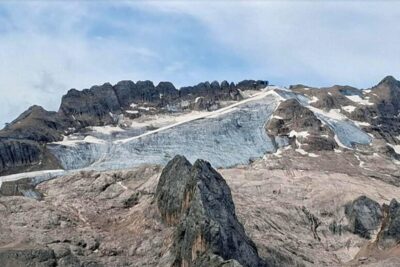 ghiacciaio marmolada perdita record 10 anni