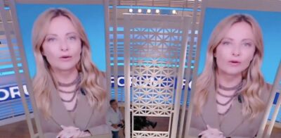 Giorgia Meloni ha mandato un video messaggio al programma tv Forum
