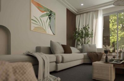 progetto arredamento interni salone