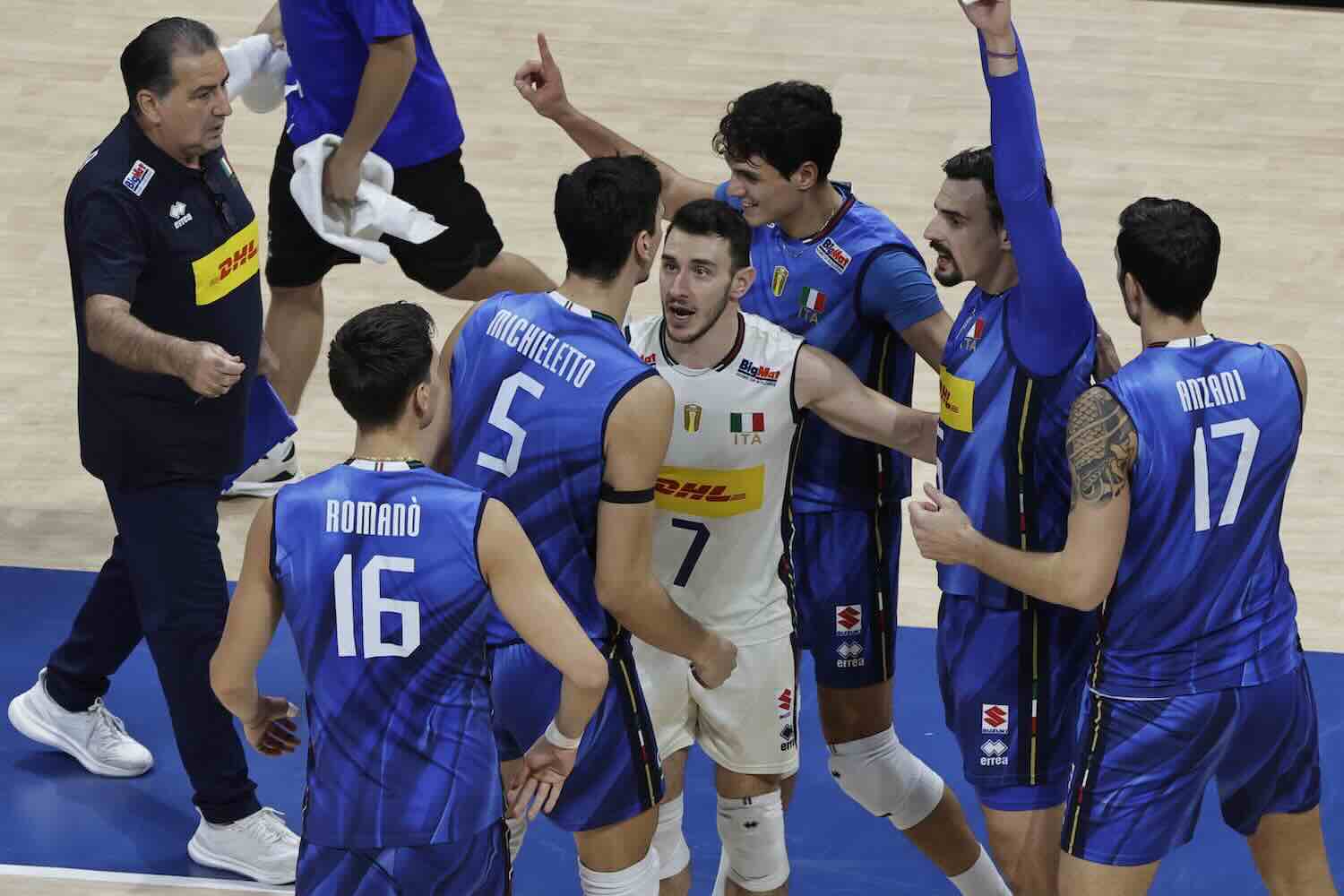 Italia pallavolo Europei maschile