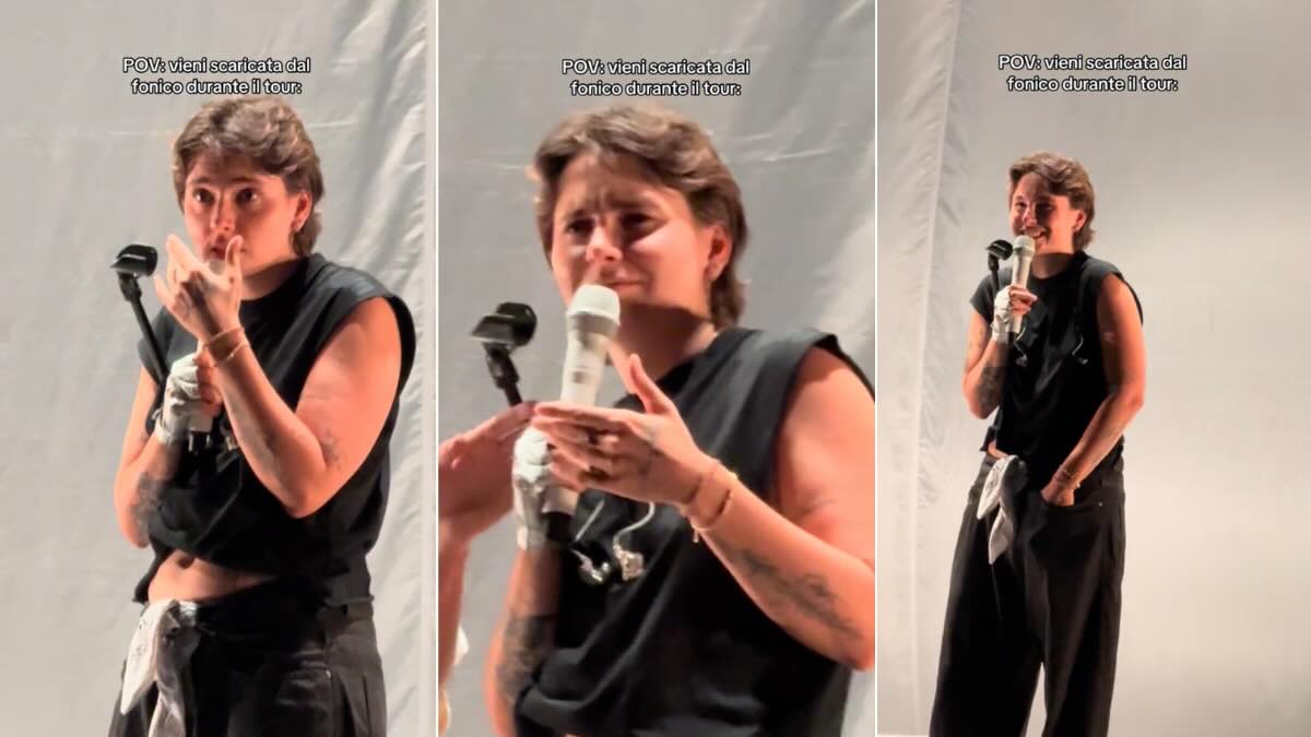 Madame annuncia in diretta l’addio al tour estivo con ironia e affetto durante una tappa a Barletta