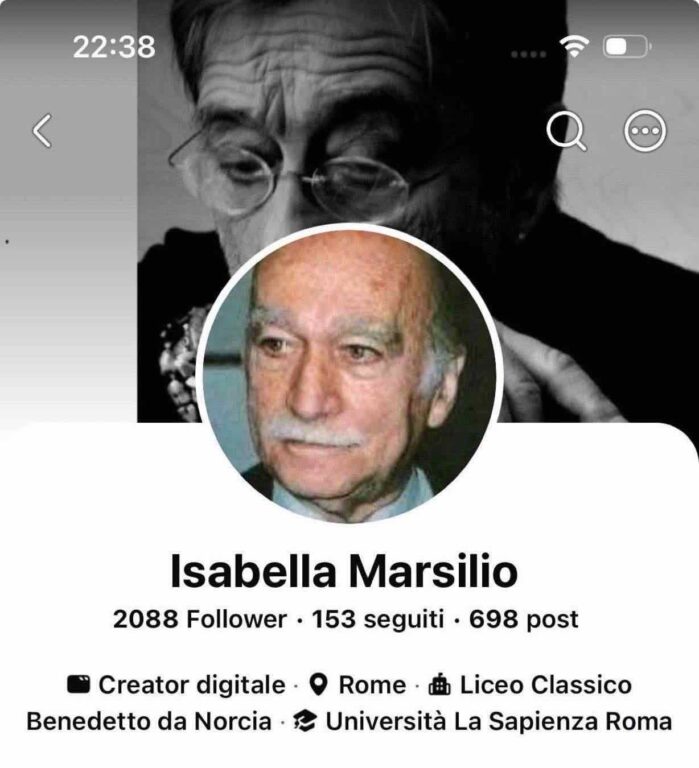 Uno dei post sui social della professoressa Isabella Marsiglio accoltellata a Roma da un suo studente 13enne
