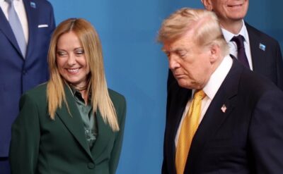 Giorgia Meloni e Donald Trump