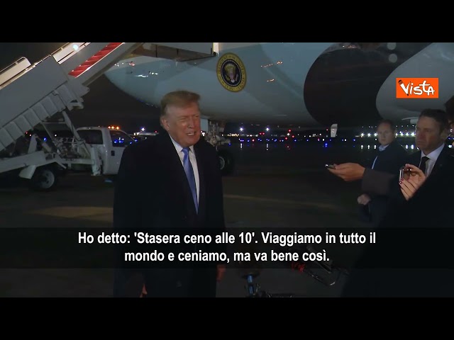 Trump su attentatori a base Usa nel Regno Unito: Sappiamo tutto di loro, li abbiamo presi – Il video