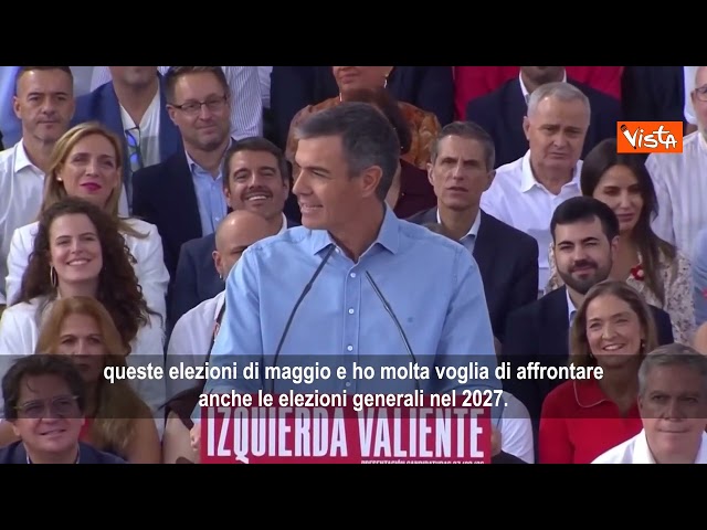 Sanchez: Vinceremo anche nel 2027, serve un decennio di progressi sociali – Il video