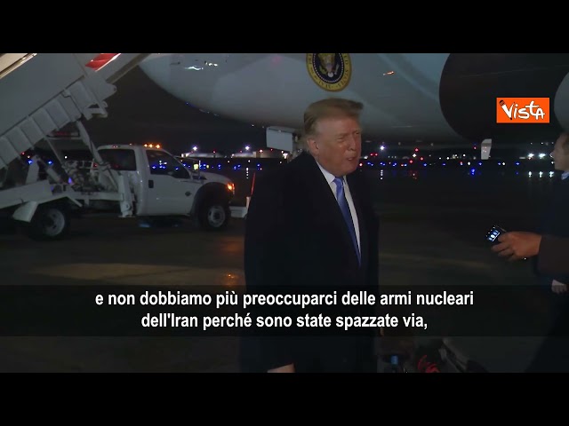 Trump: Armi nucleari iraniane spazzate via e inflazione sta scendendo, Usa stanno andando bene – Il video