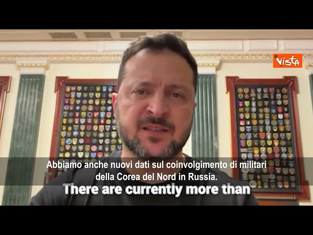 Zelensky: Russia avvia nuova mobilitazione, già oltre 8mila soldati nordcoreani sul territorio – Il video