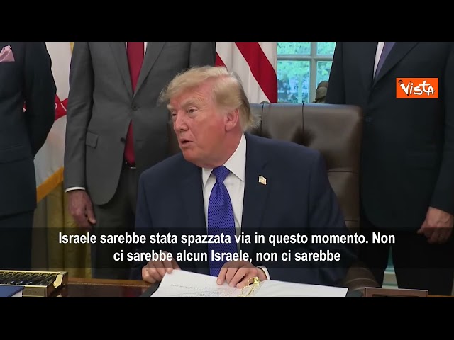 Trump: Senza di me Israele sarebbe stata spazza via, raddoppiata anche ricchezza degli americani – Il video