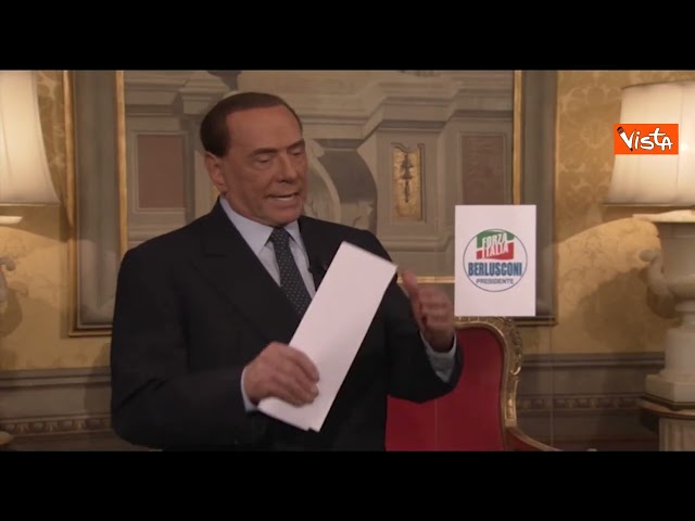 L'appello al voto di Silvio Berlusconi nell'intervista esclusiva di Vista nel 2018 – Il video