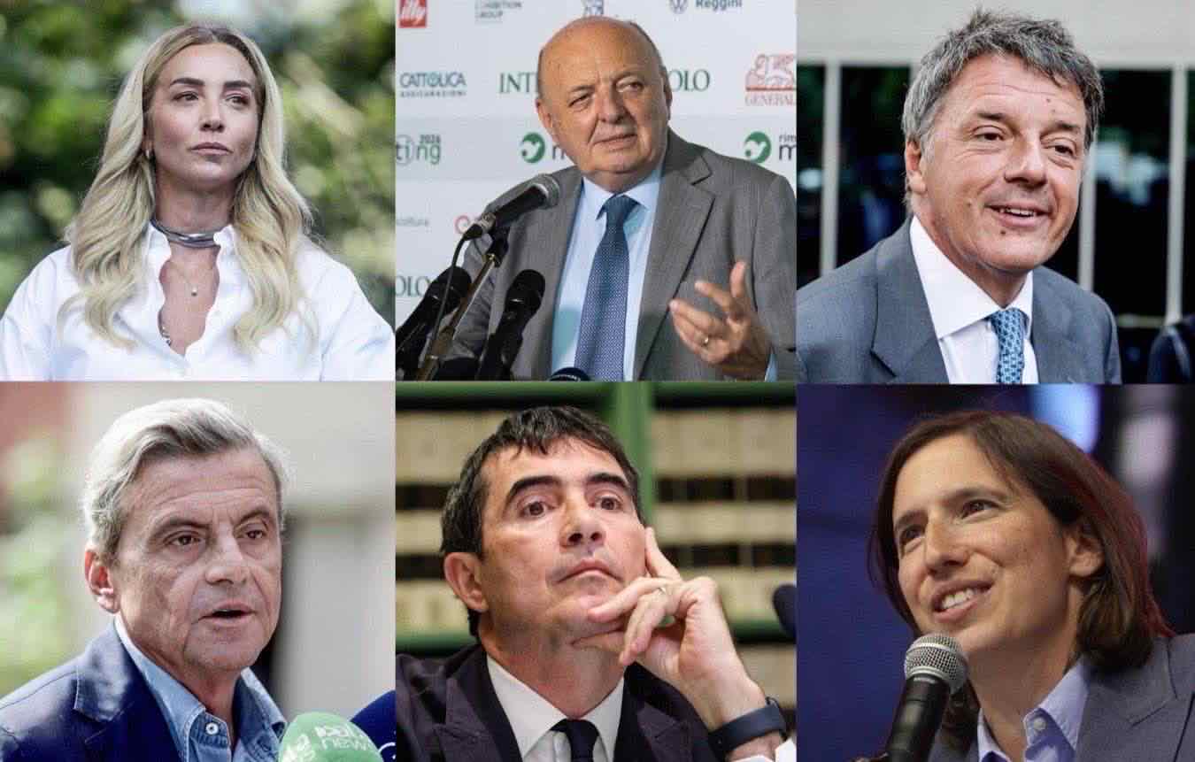 Alcuni degli ospiti politici presenti al festival di Open a Parma dal 18 al 20 settembre 2026